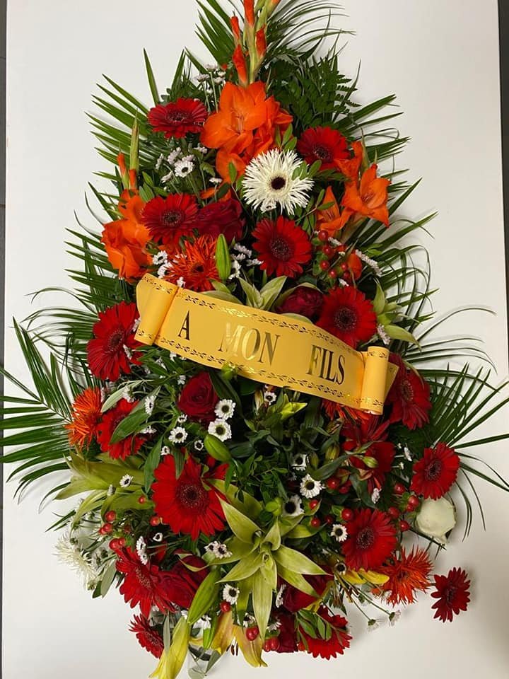 Composition deuil Hugo Le Fleuriste
