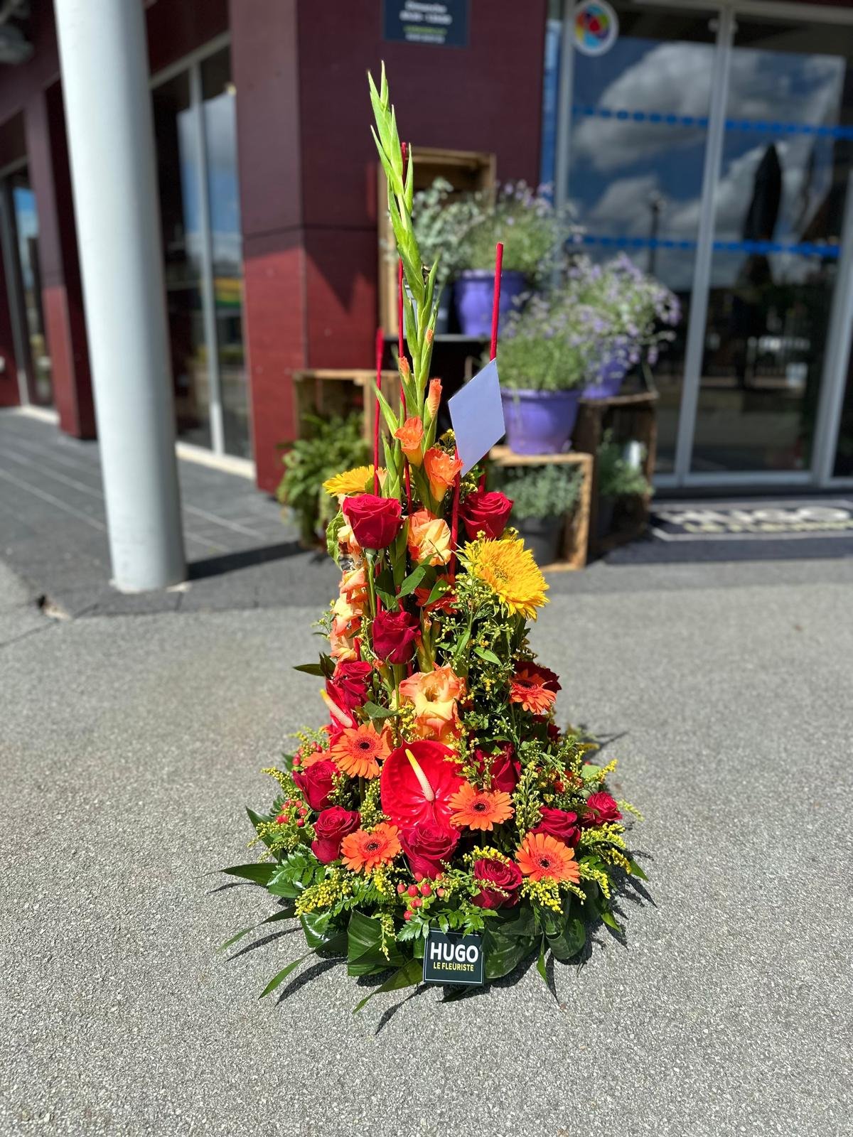 Composition deuil Hugo Le Fleuriste