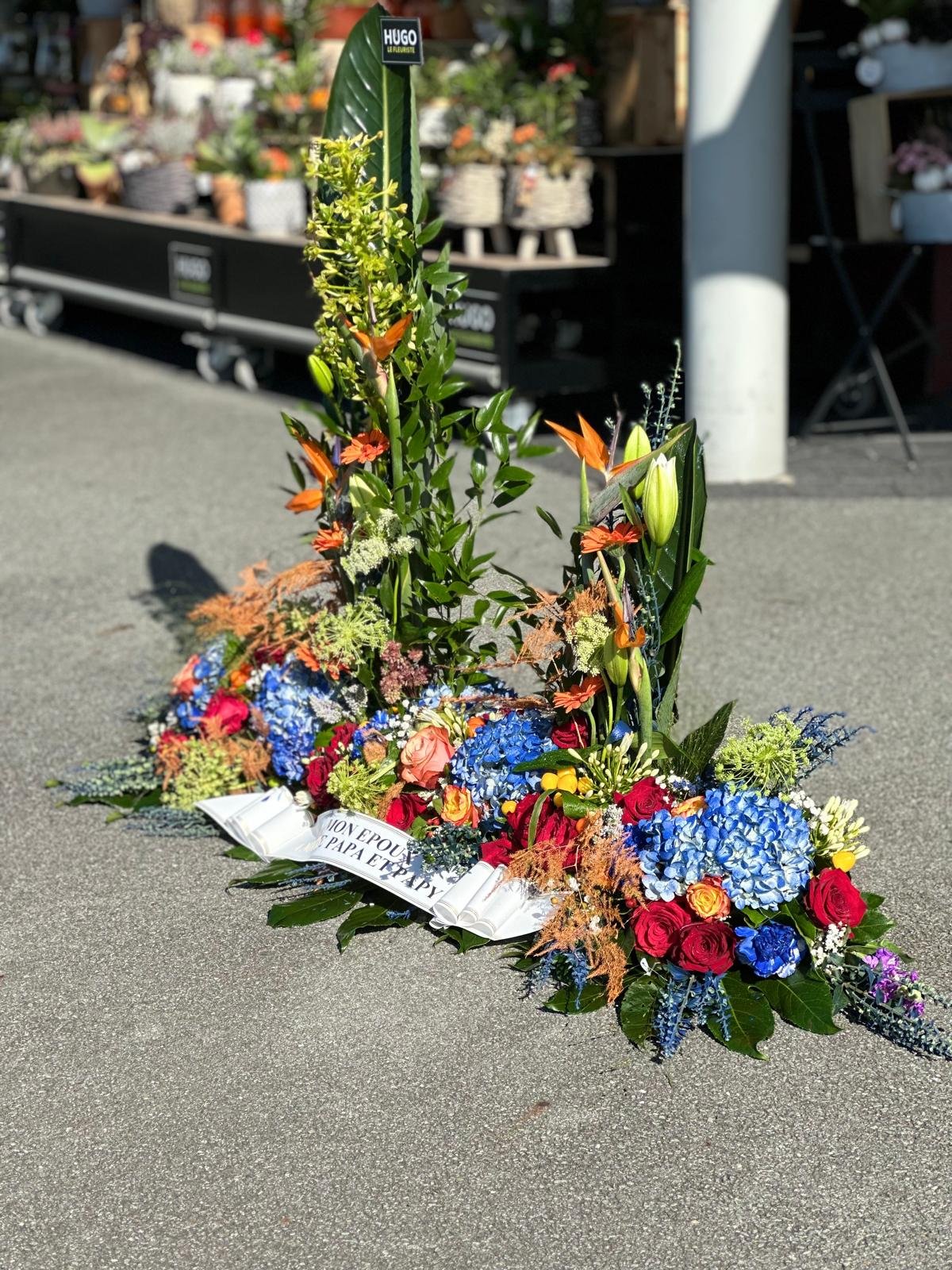 Composition deuil Hugo Le Fleuriste