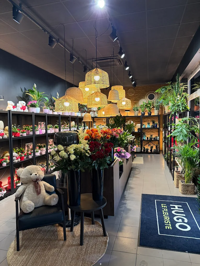 Intérieur boutique Hugo Le Fleuriste Montbéliard